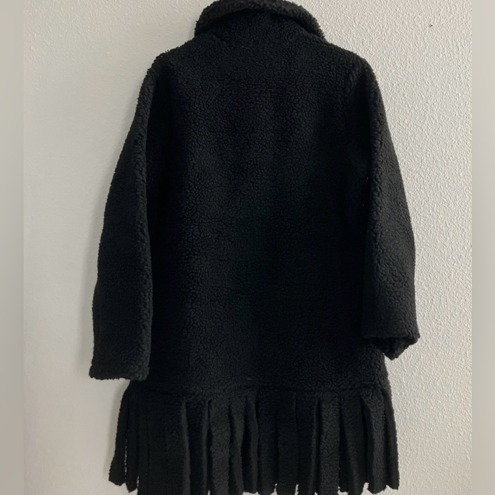 NWT Attitudes by Renee Global Illusions Sherpa Coat - Black (XL) - Picture 8 of 10